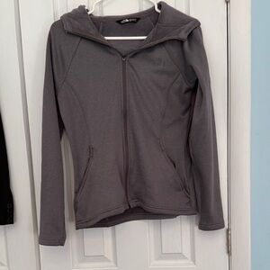 The North Face Gray Full Zip Fleece Jacket